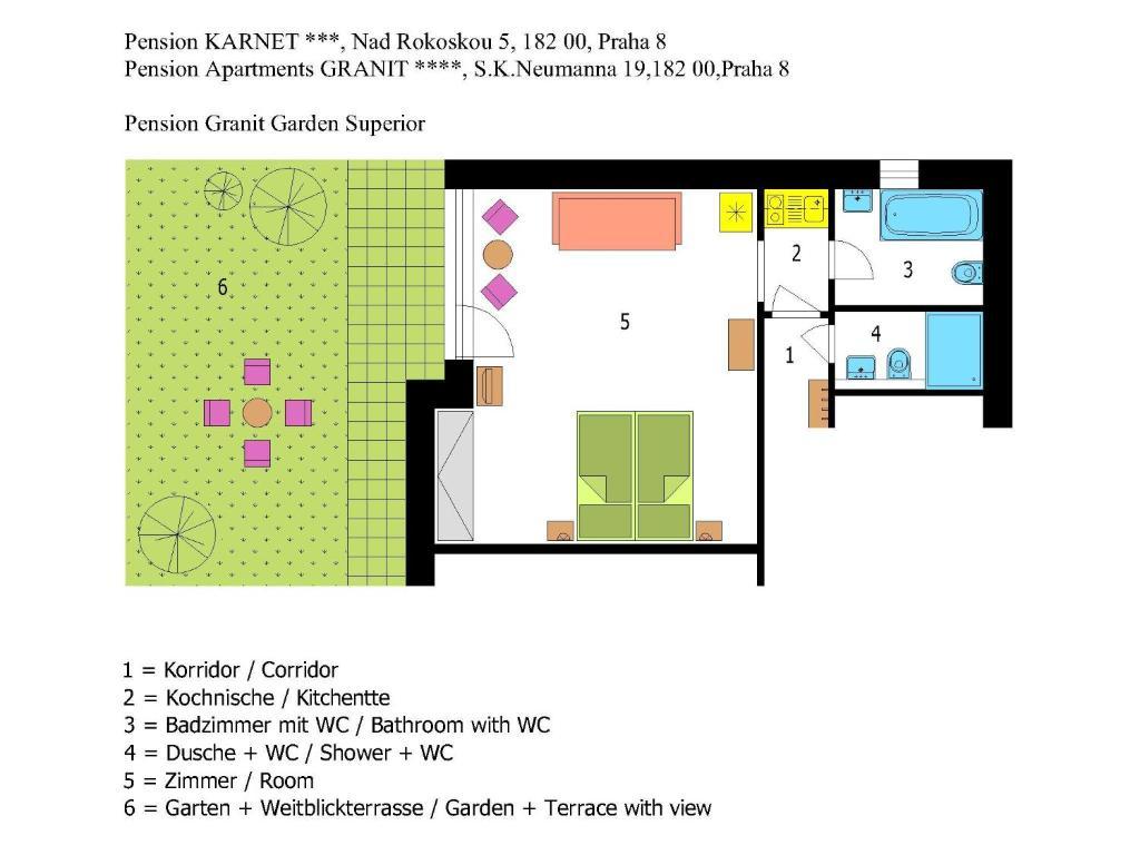 Pension Apartment Granit Прага Екстериор снимка